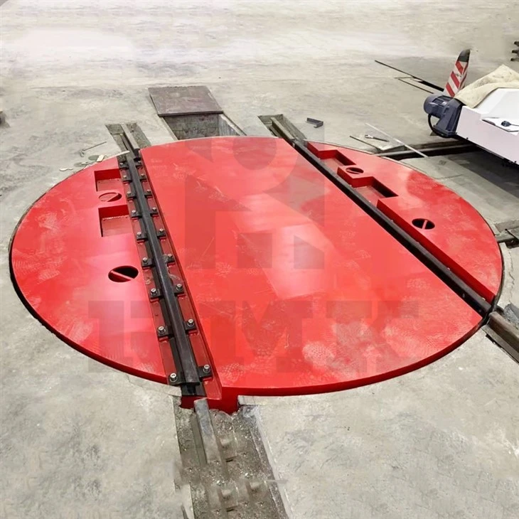 Electric Turntable Track Transfer Flat Cart high quality