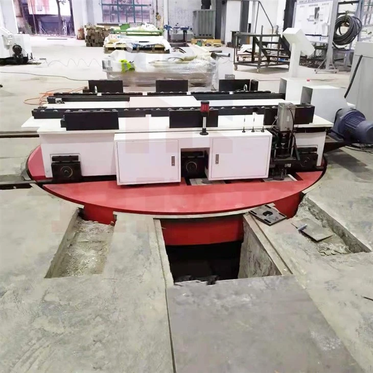 Electric Turntable Track Transfer Flat Cart suppliers